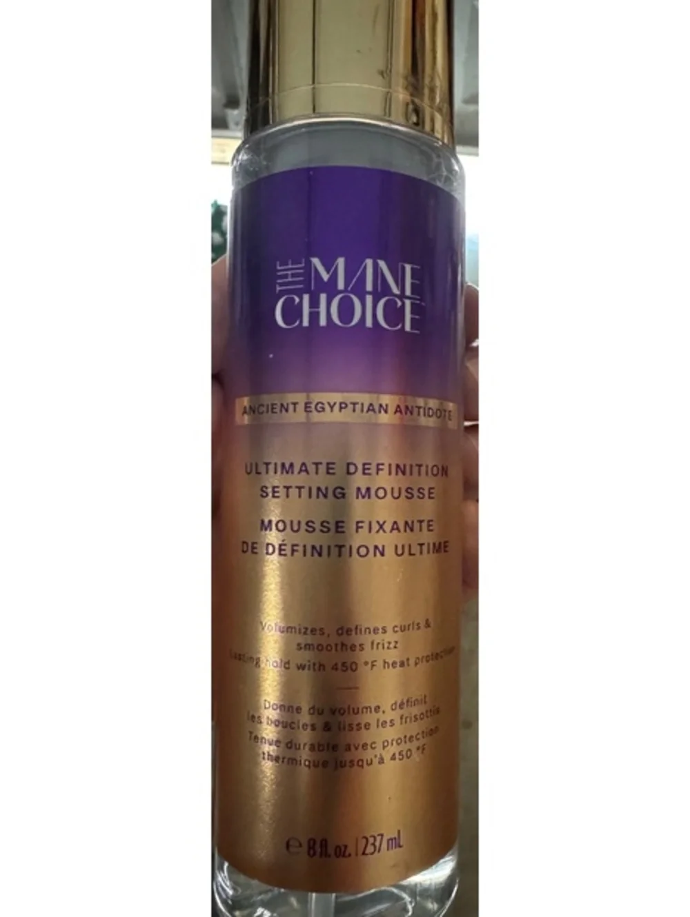 The Mane Choice Ancient Egyptian Antidote Ultimate Definition Setting Mousse 8oz